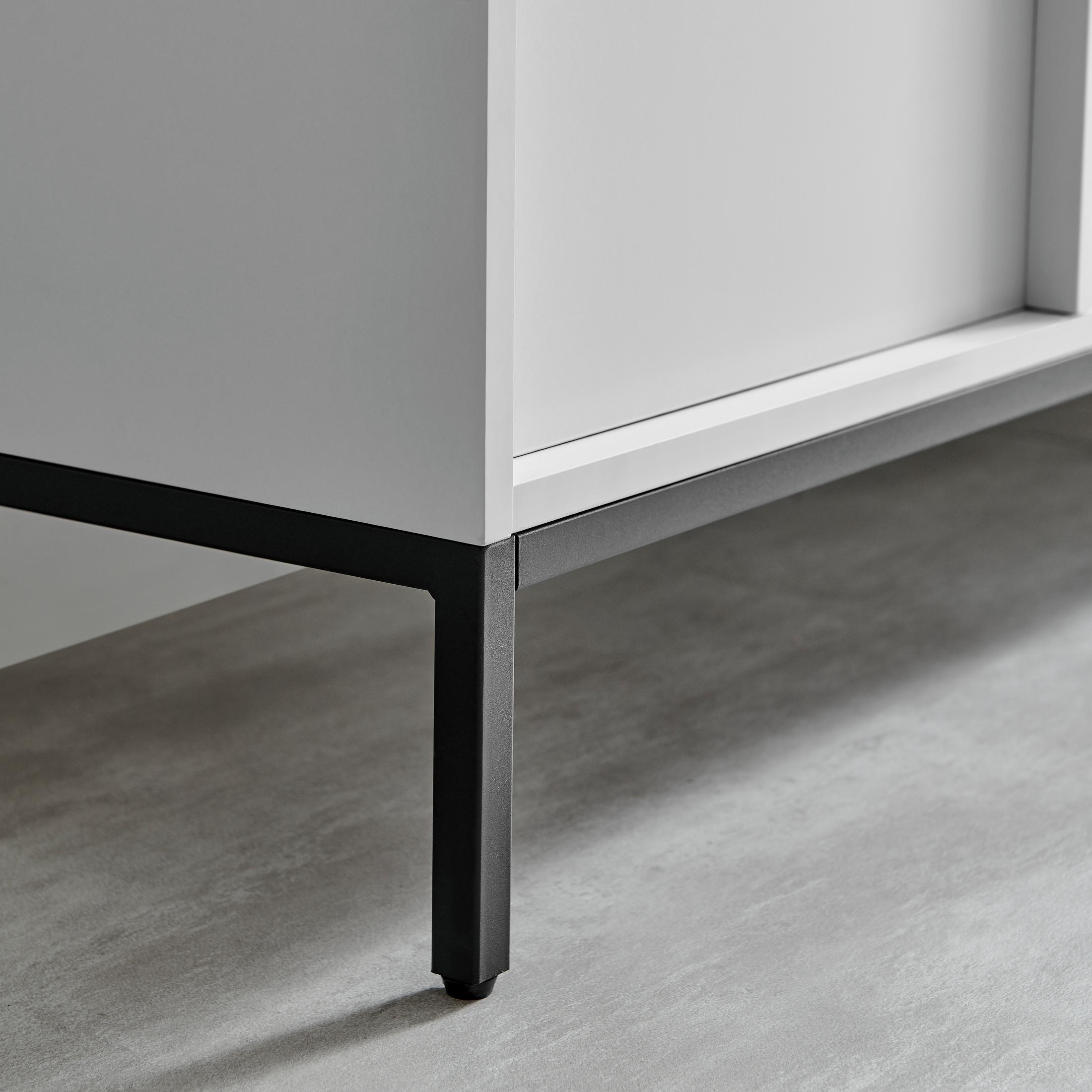 Svit Off White 2 Door and 2 Drawer Storage TV Stand — image 6