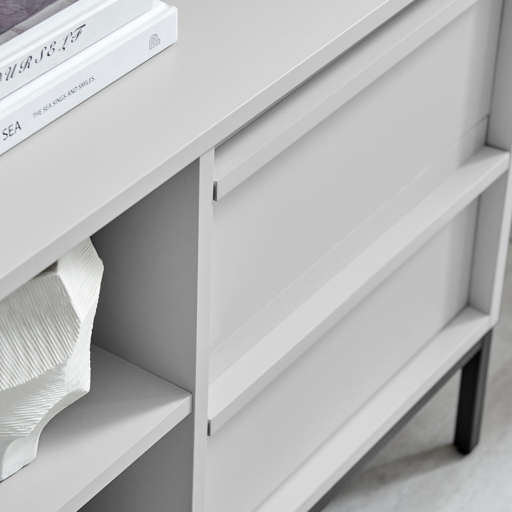 Svit Off White 2 Door and 2 Drawer Storage TV Stand — image 5