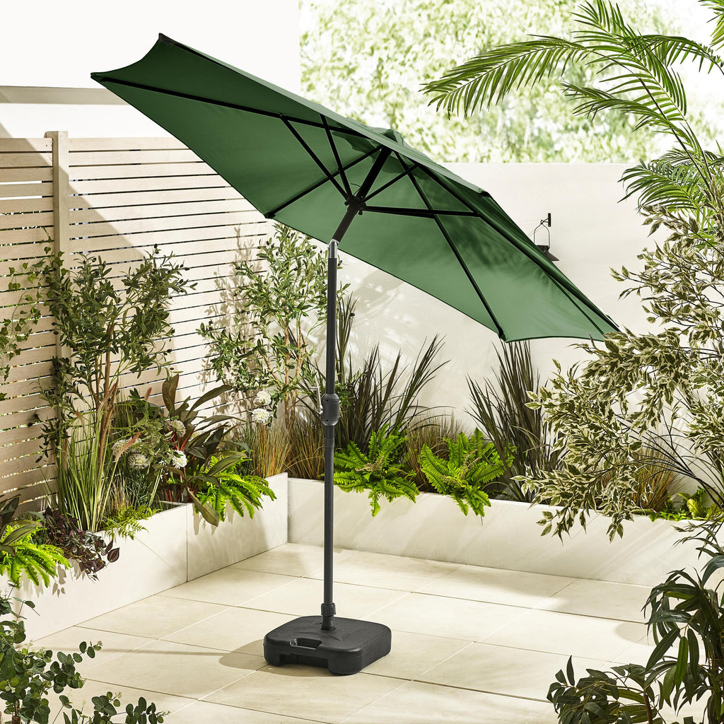 Vertical Green Garden Parasol & Base Set — image 10