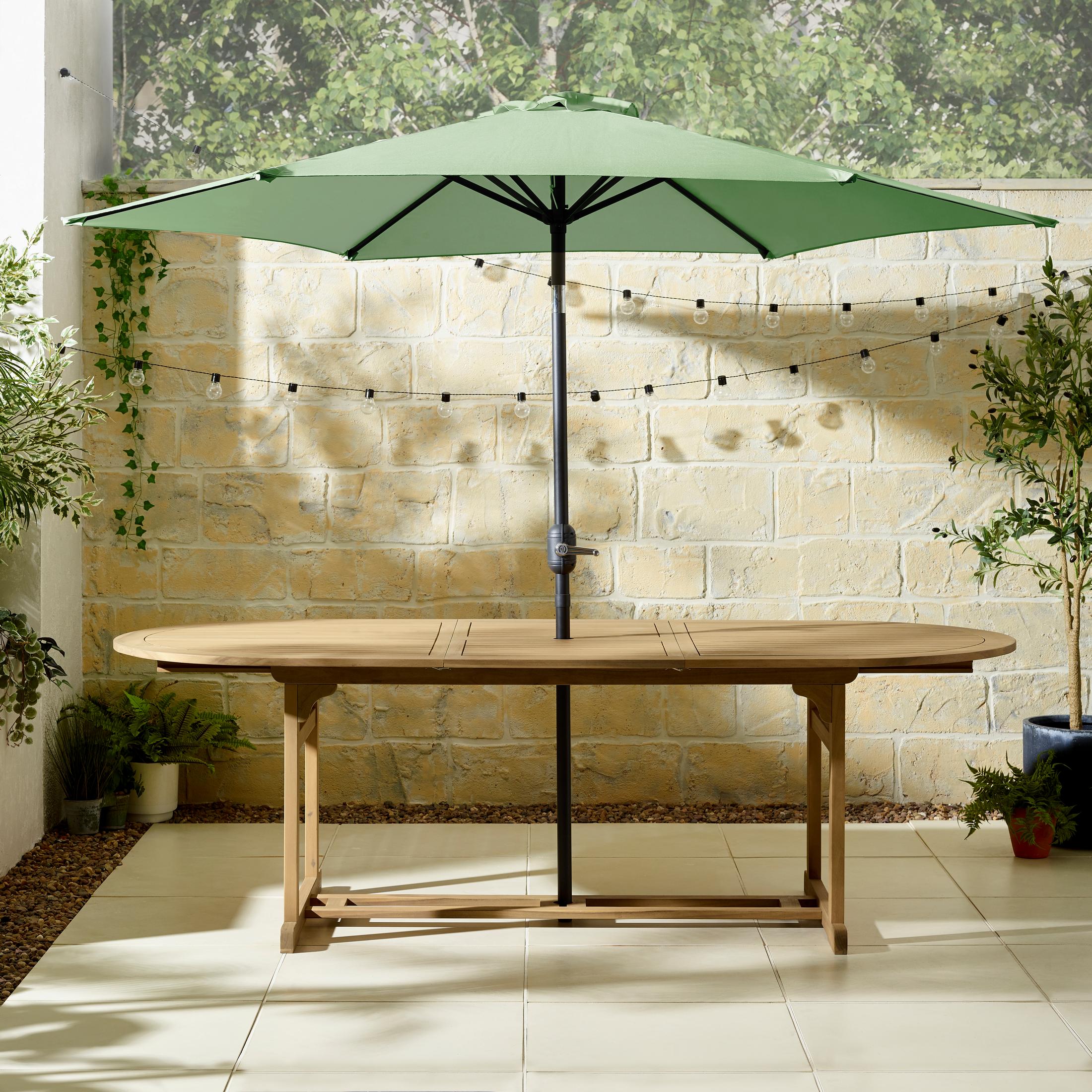 Vertical Green Garden Parasol & Base Set — image 3