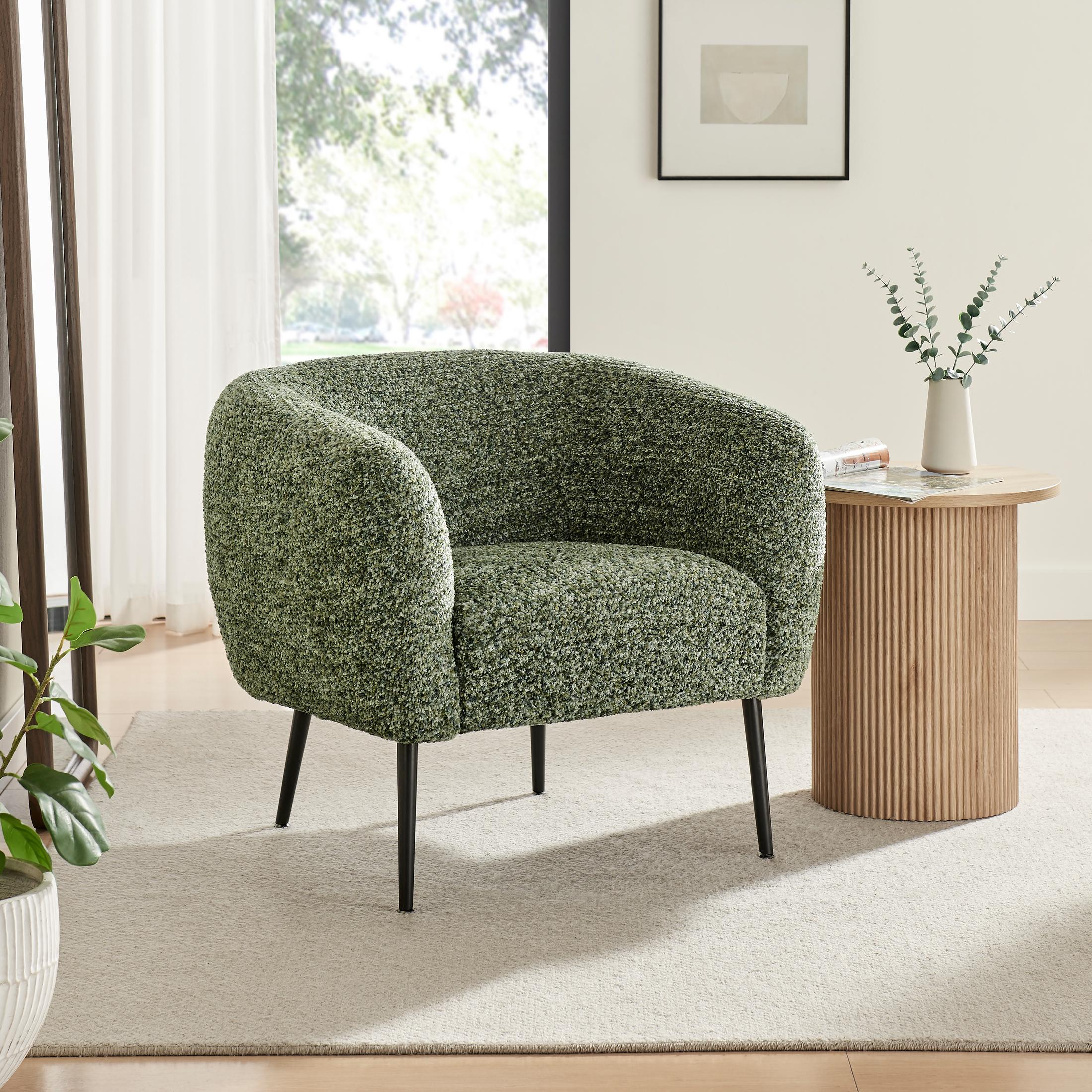 Veda Green Fabric Accent Tub Chair — image 8