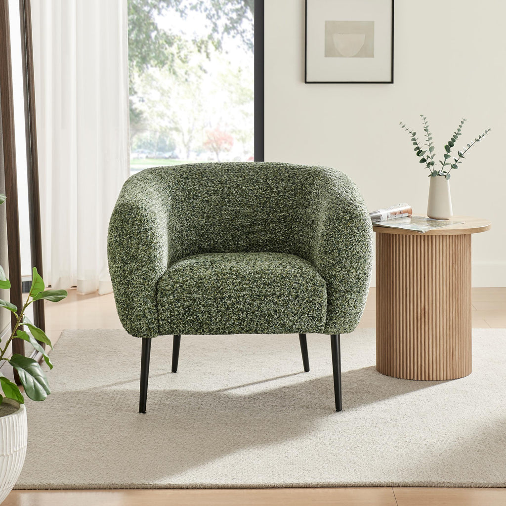 Veda Green Fabric Accent Tub Chair — image 9