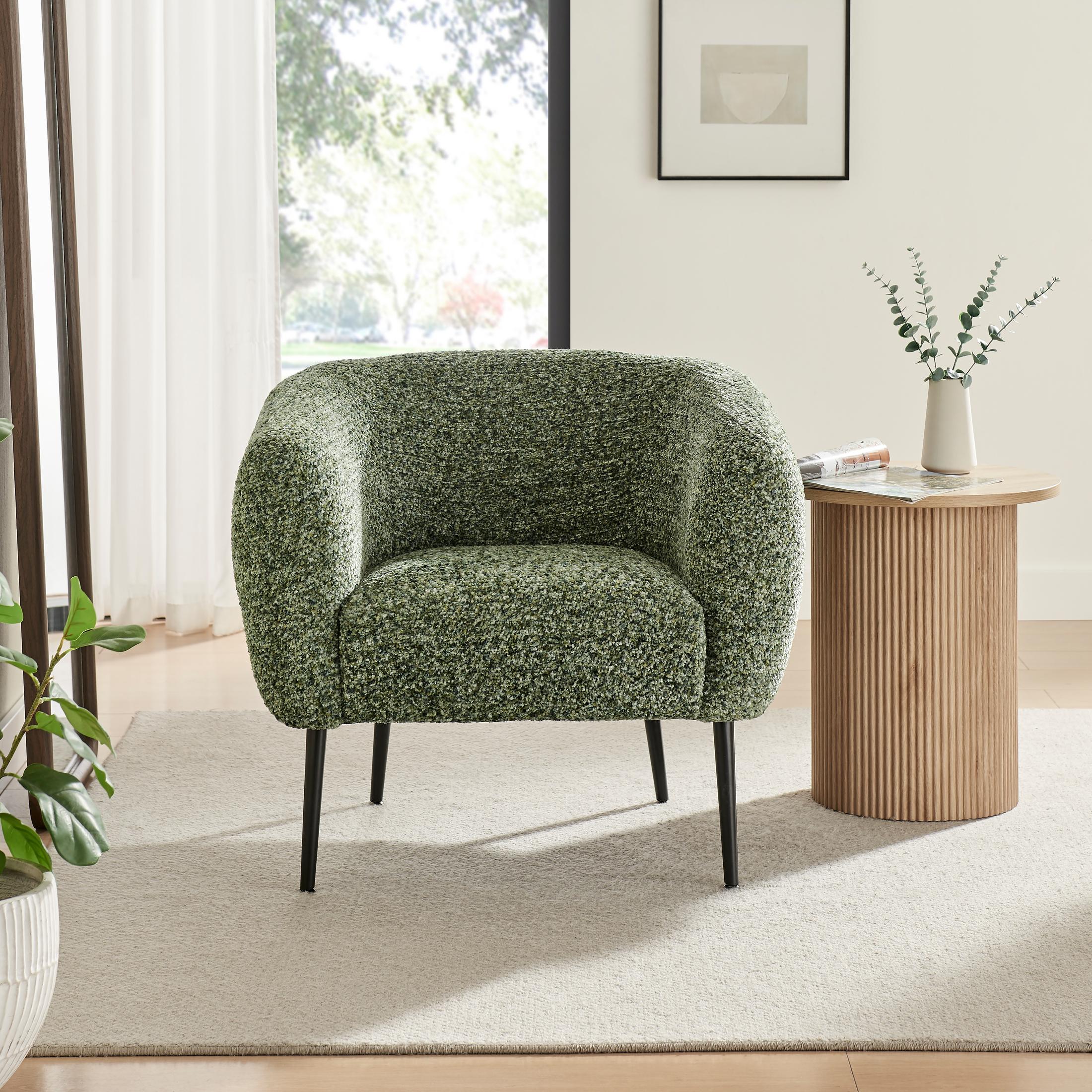 Veda Green Fabric Accent Tub Chair — image 9