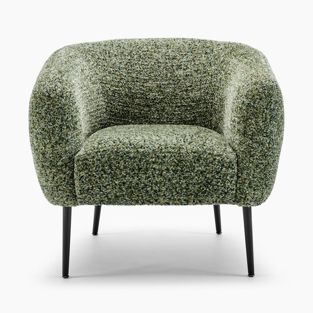 Veda Green Fabric Accent Tub Chair — image 4