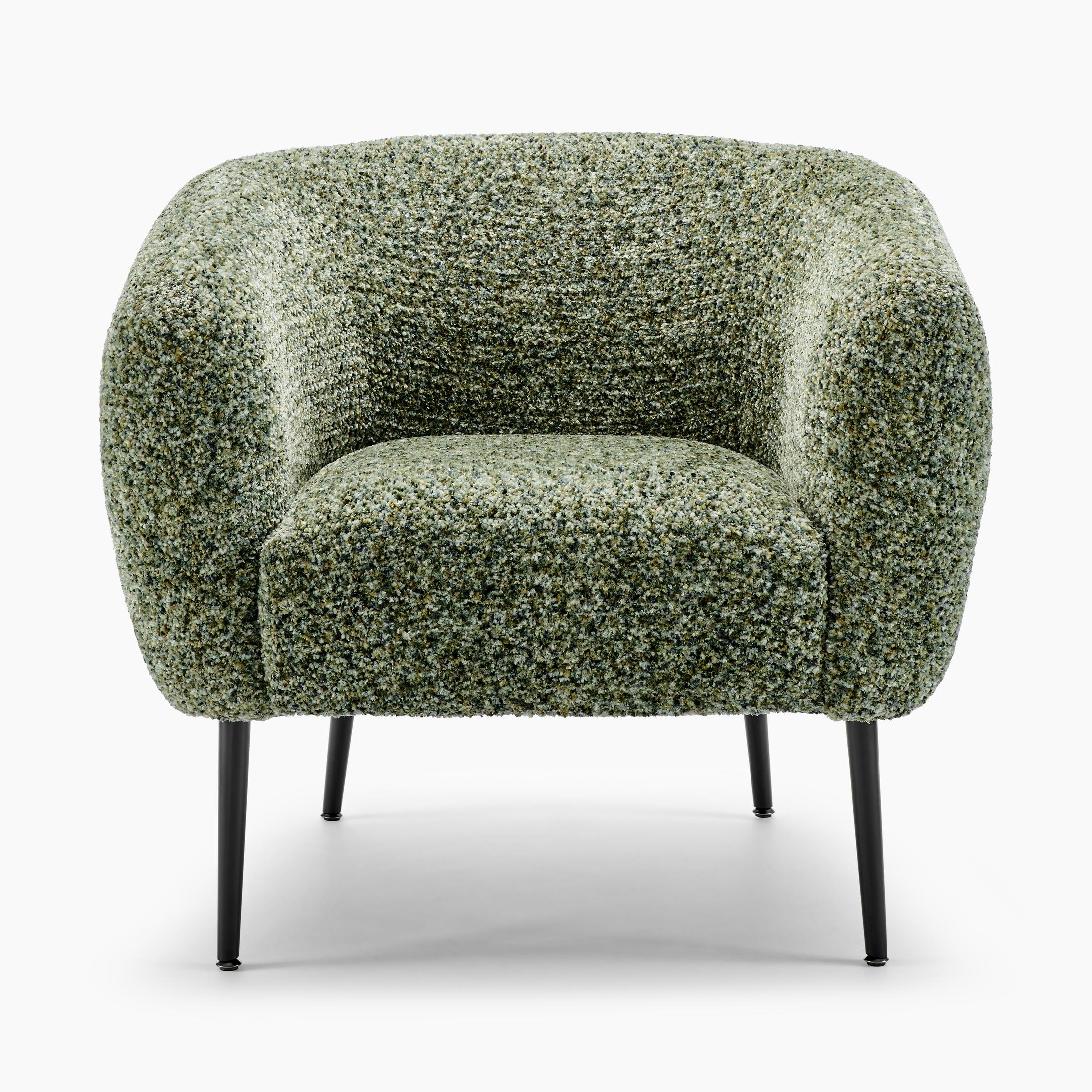 Veda Green Fabric Accent Tub Chair — image 4