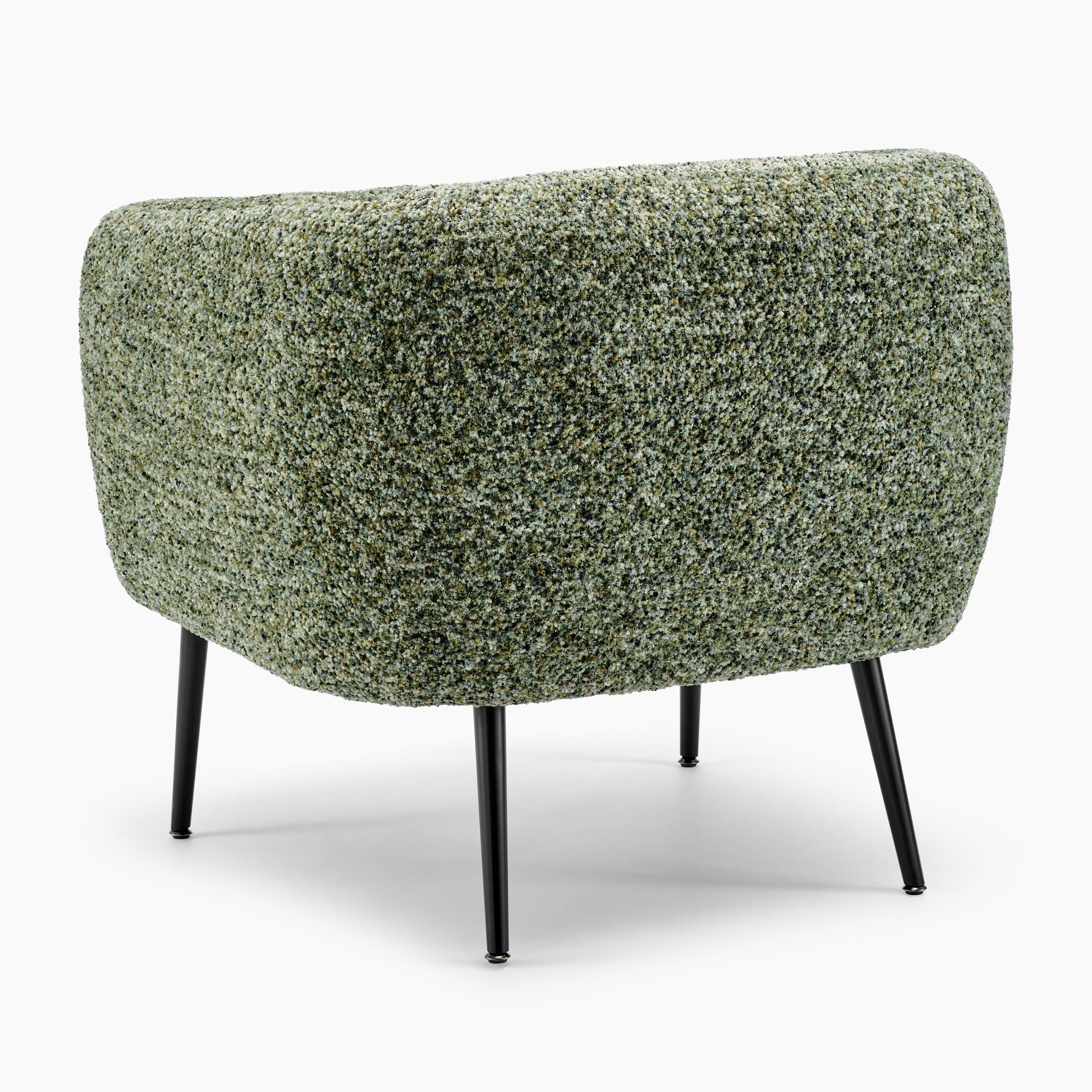 Veda Green Fabric Accent Tub Chair — image 5