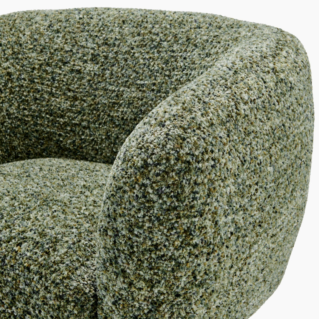 Veda Green Fabric Accent Tub Chair — image 6