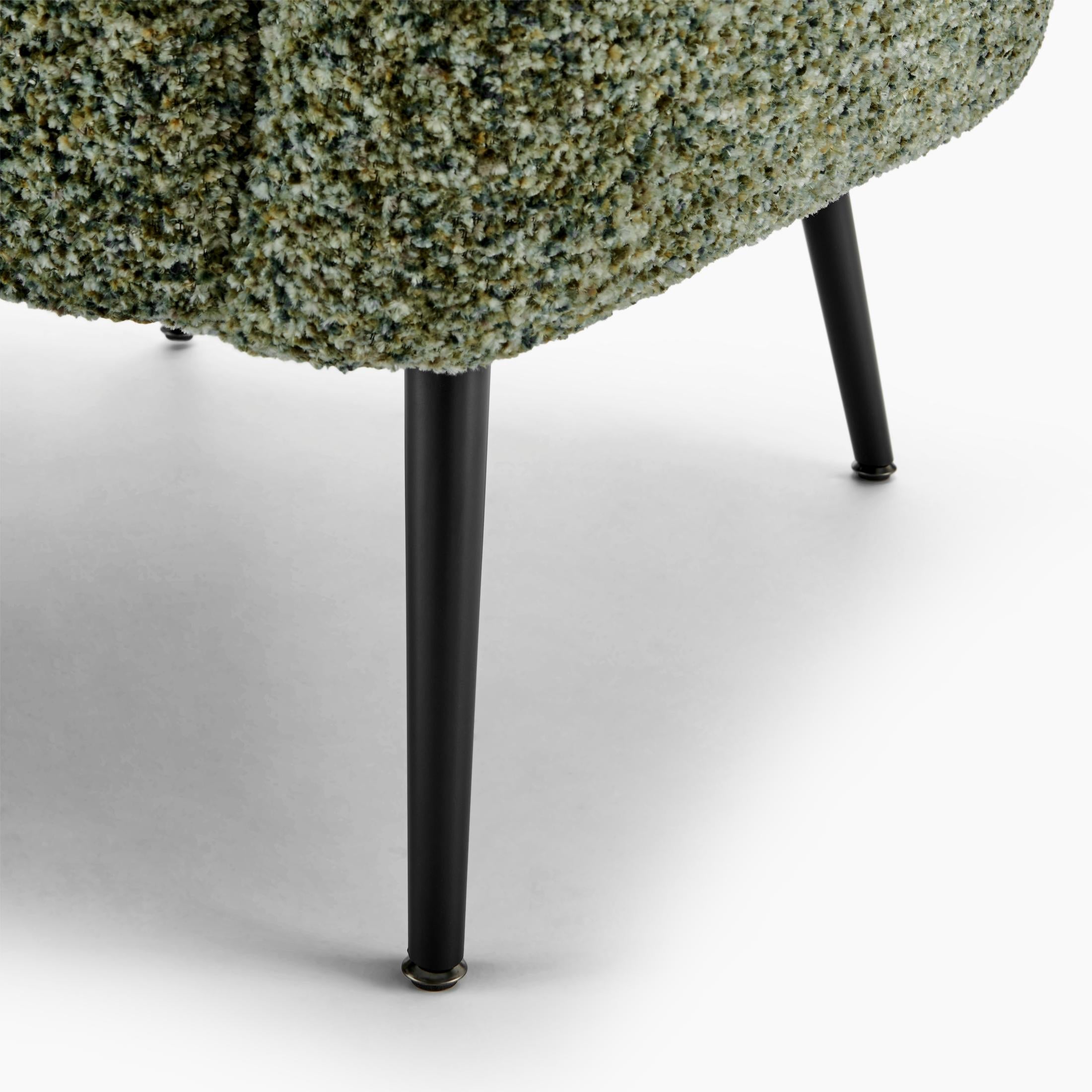 Veda Green Fabric Accent Tub Chair — image 7