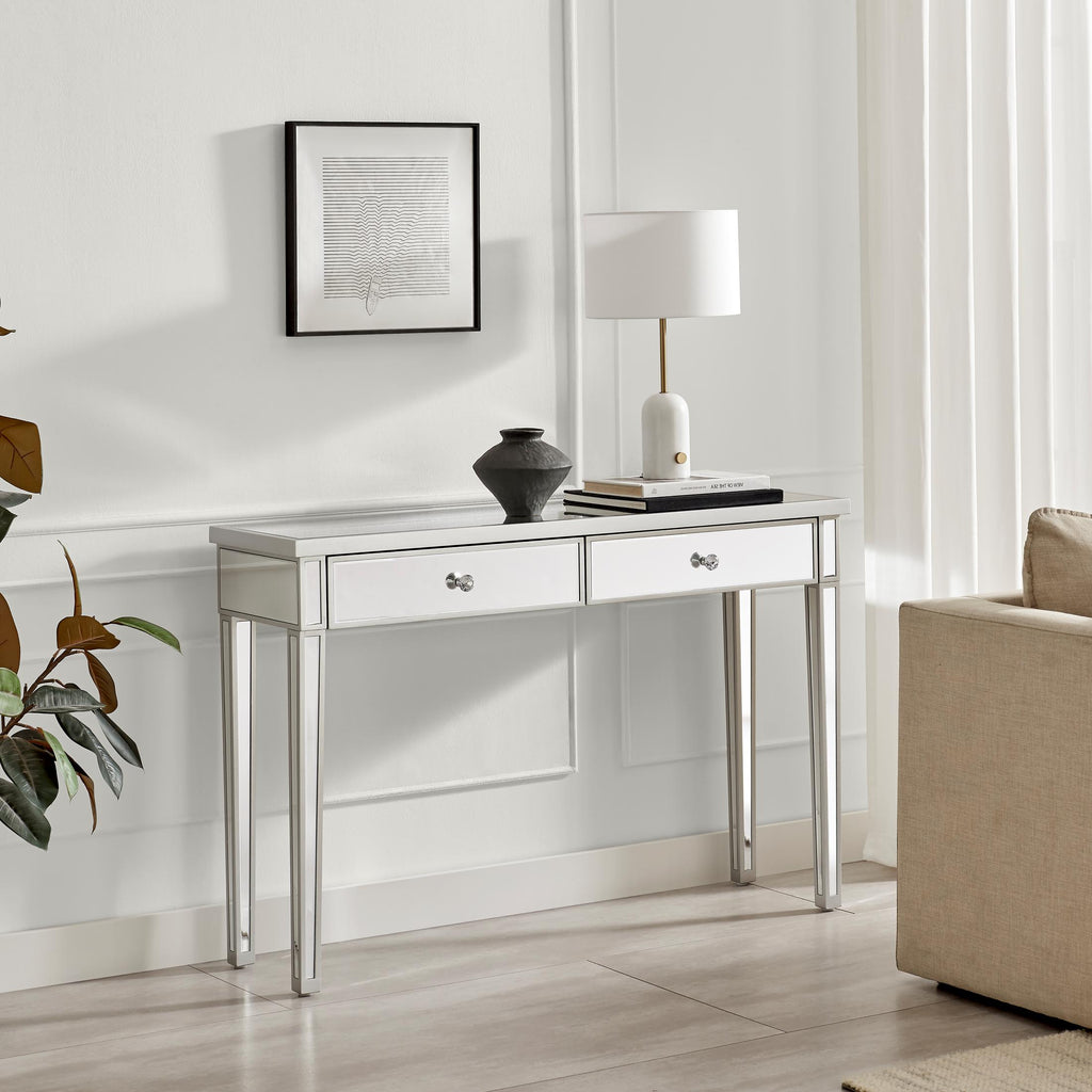 Venetian Mirrored Console and Vanity Dressing Table — image 7