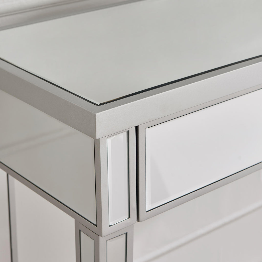 Venetian Mirrored Console and Vanity Dressing Table — image 9