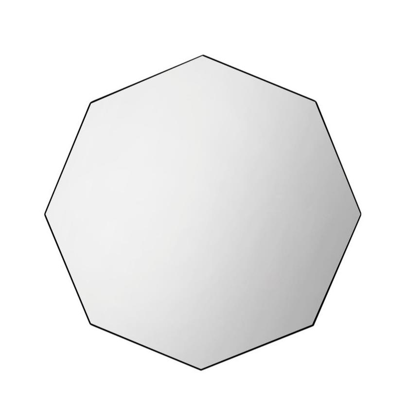 Bowie Octagon Mirror in Black 80x80cm — image 1