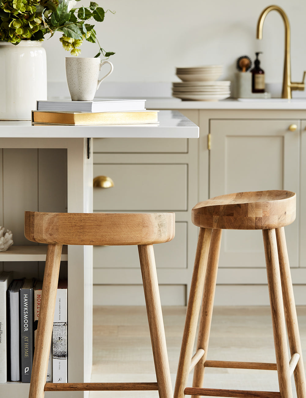 PRE ORDER Weathered Oak Stool — image 2