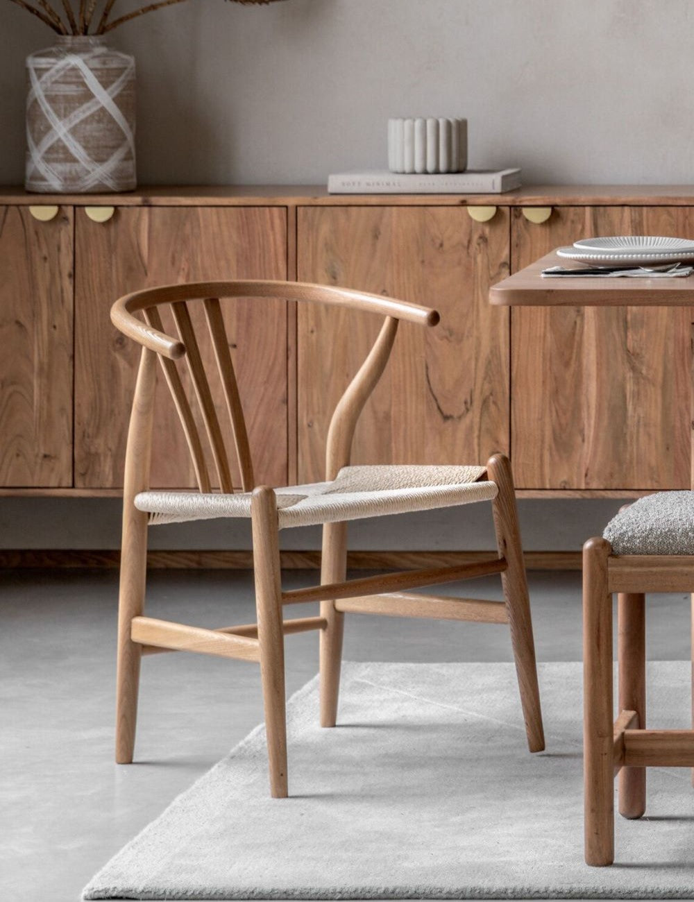 Whitney Curved Natural Chair - Pack of 2 — image 1