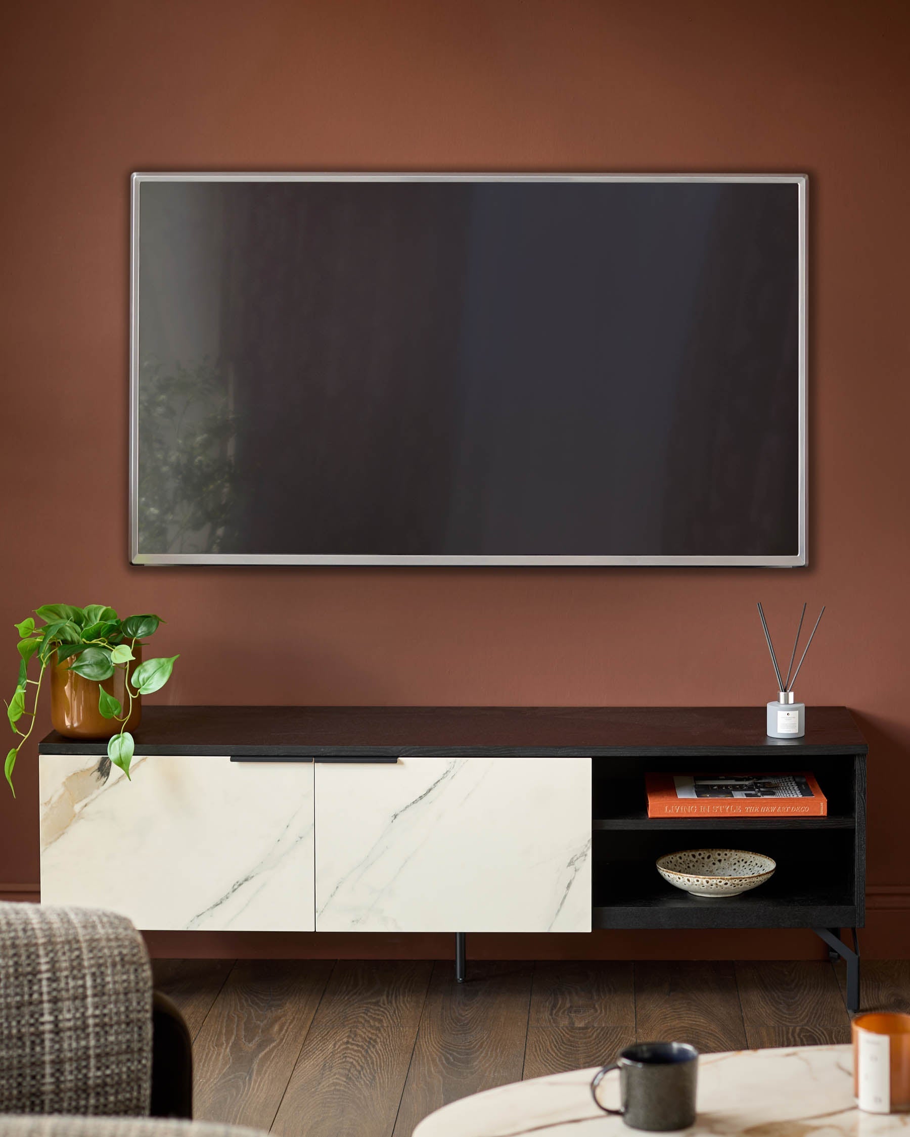 Winslow natural ceramic TV unit — image 4
