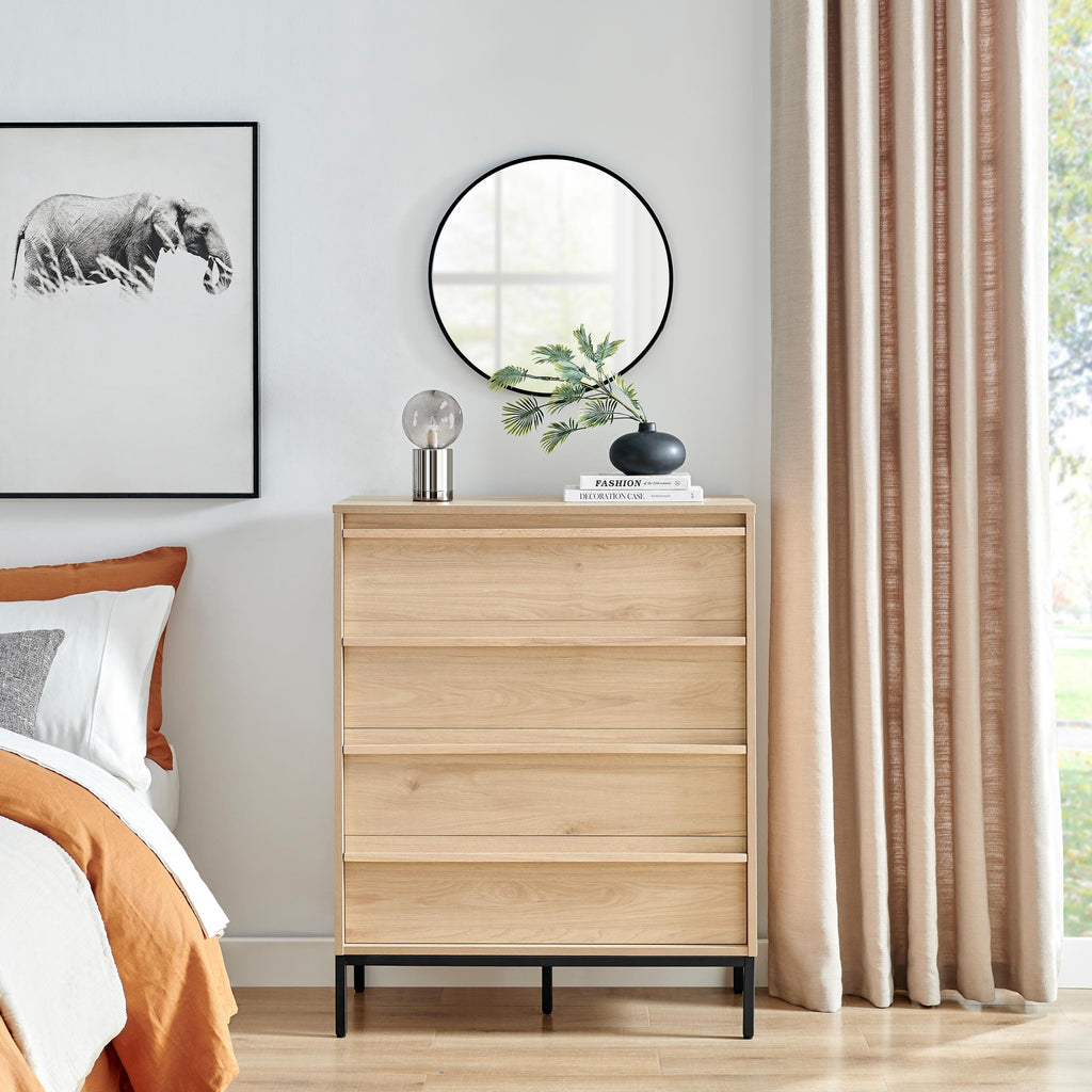 Svit Oak Effect 4 Drawer Tall Chest of Drawers — image 8