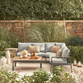 Savannah Rope Corner Sofa Lounge Set Oak — image 1