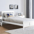 Azure White Solid Pine Single Bed Frame — image 1
