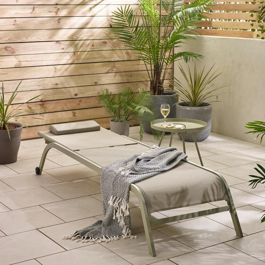 2x Corsica Green Metal & Textilene Sun Loungers — image 10