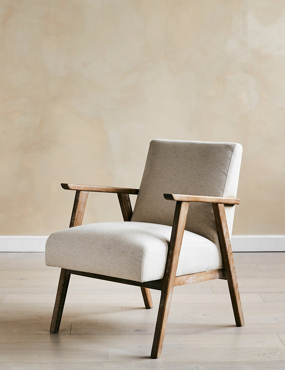 Jessica Natural Linen Armchair — image 2