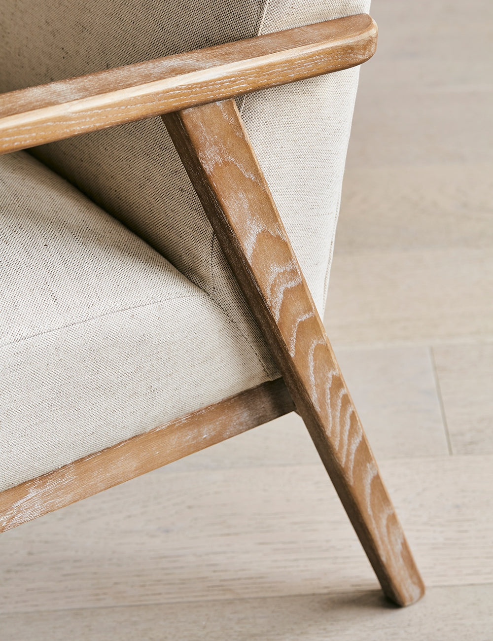 Jessica Natural Linen Armchair — image 6