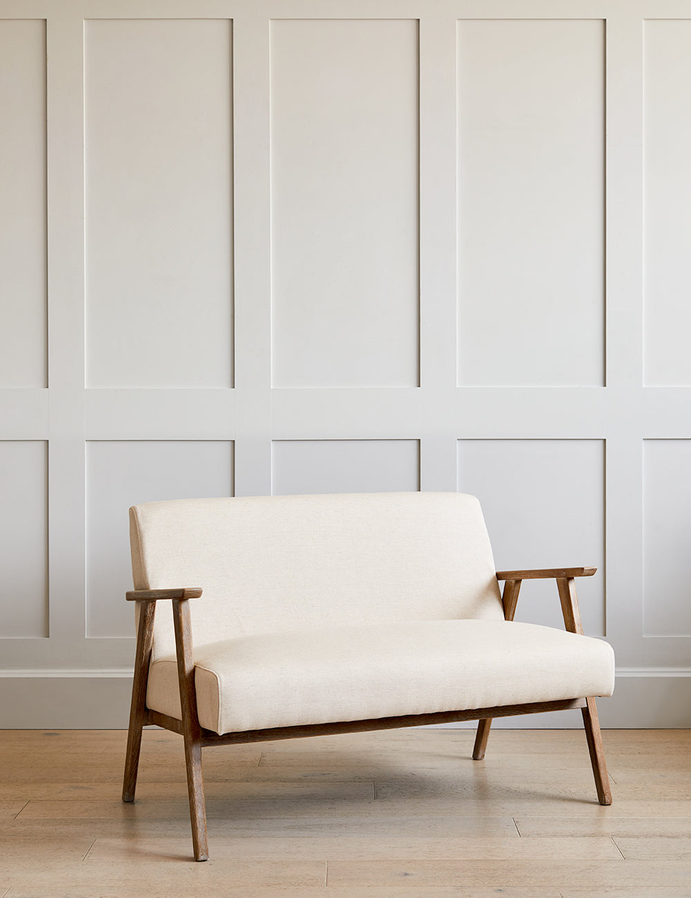 Jessica Natural Linen Two Seater Sofa — image 2