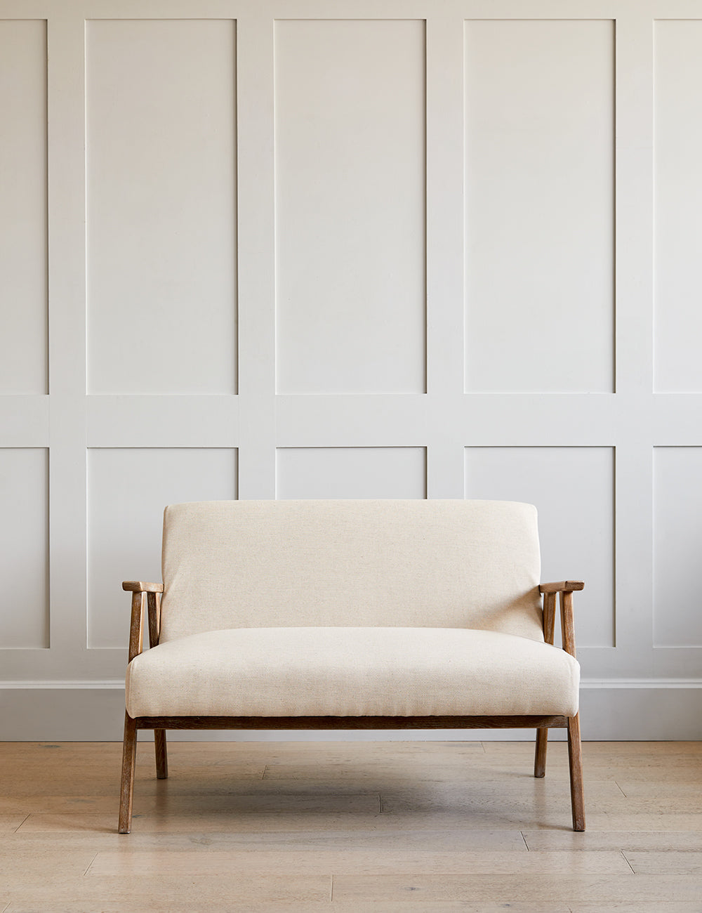 Jessica Natural Linen Two Seater Sofa — image 3