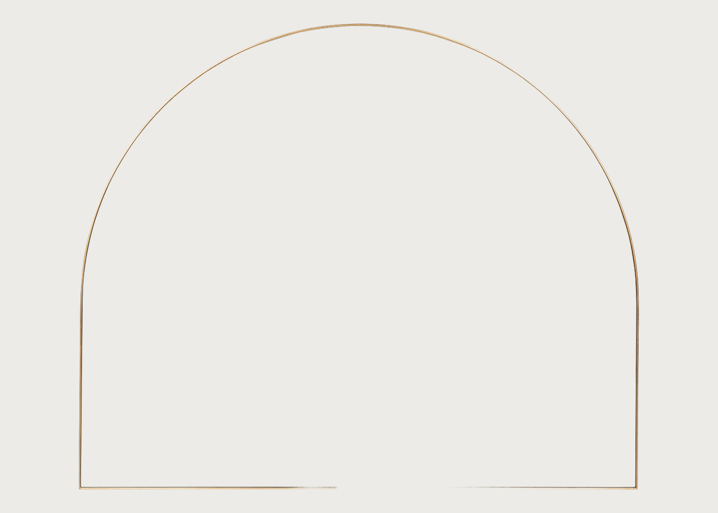 Fine Edge Mirror Over Mantle — image 5