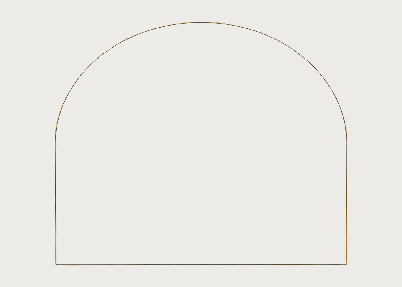Fine Edge Mirror Over Mantle — image 7
