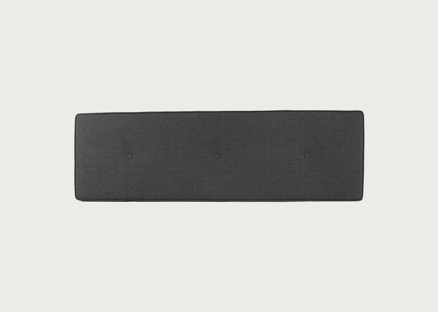 Brunel Bench Cushion Smoke Grey Fabric — image 1
