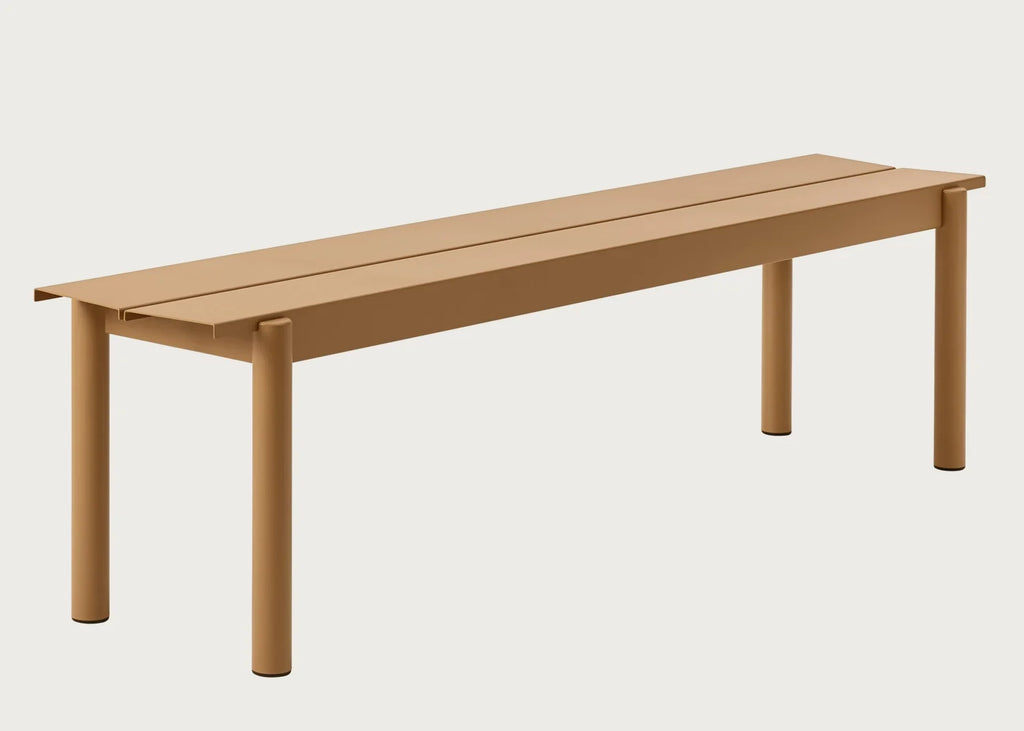 Linear Outdoor Steel Bench — image 9