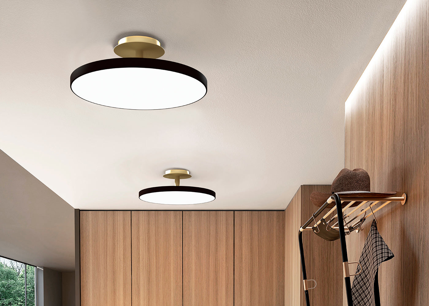 Asteria LED Up Flush Ceiling Light — image 2