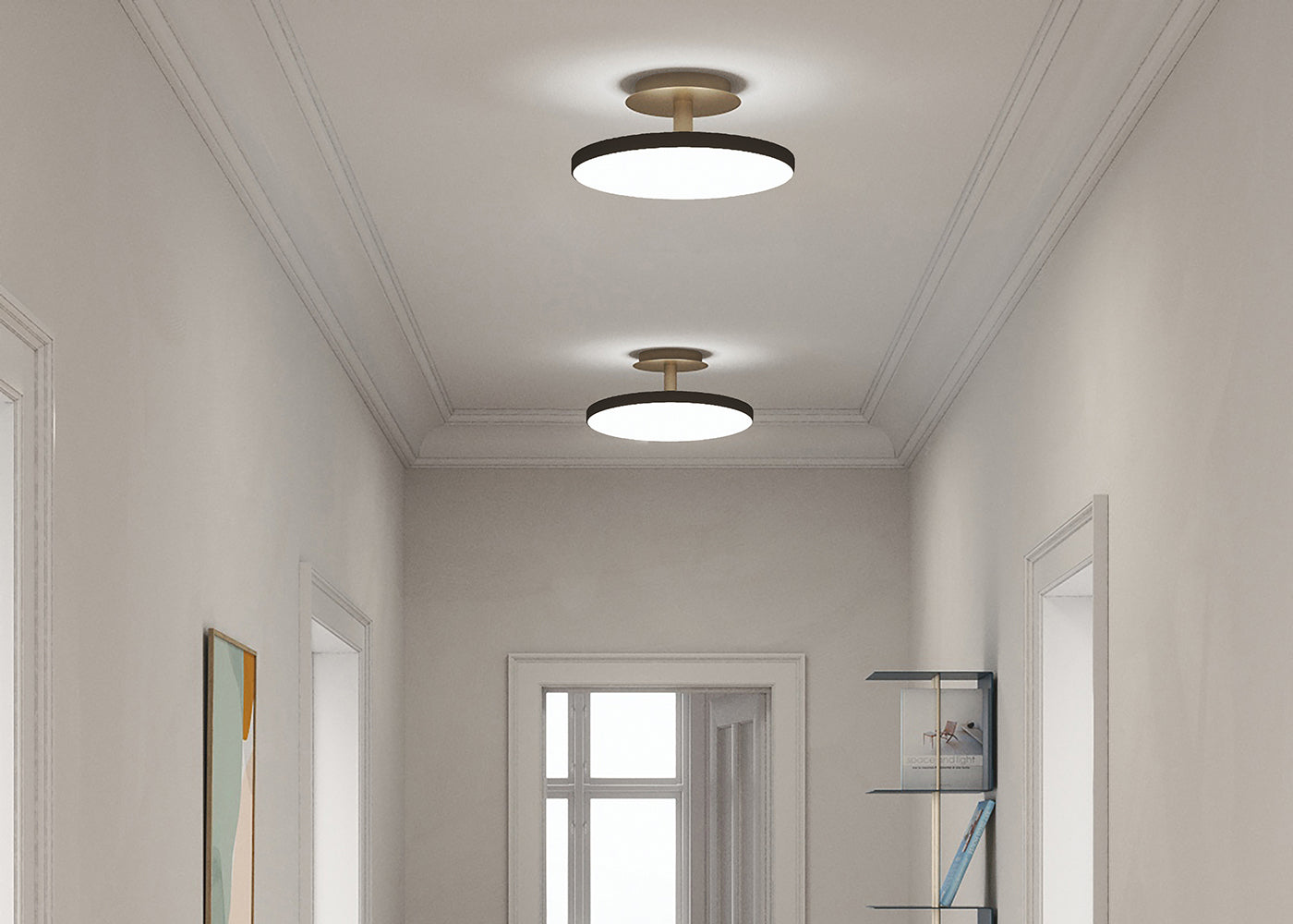 Asteria LED Up Flush Ceiling Light — image 5