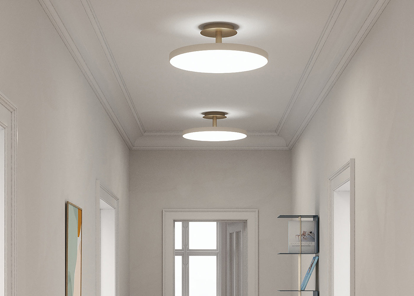 Asteria LED Up Flush Ceiling Light — image 6