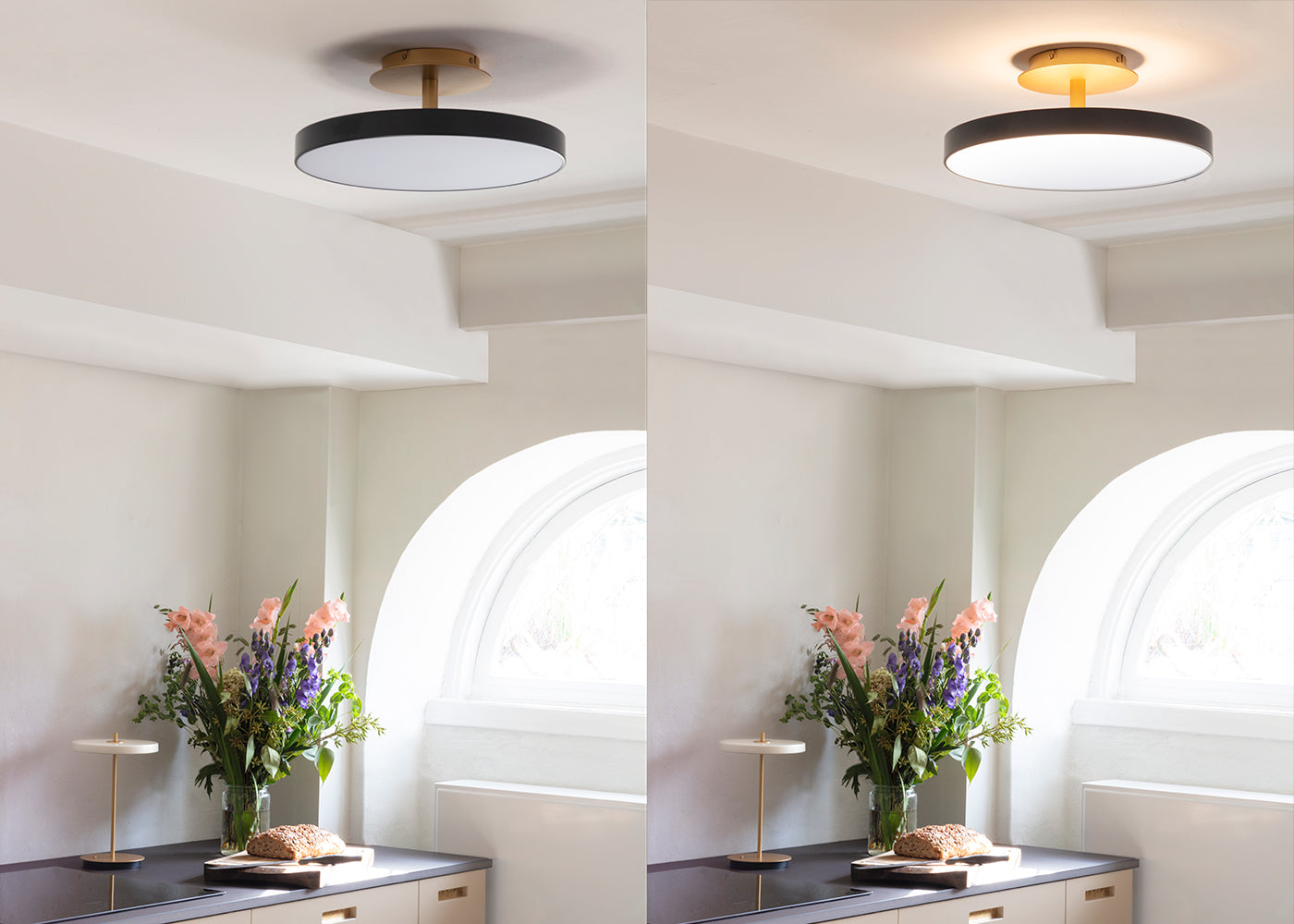 Asteria LED Up Flush Ceiling Light — image 8