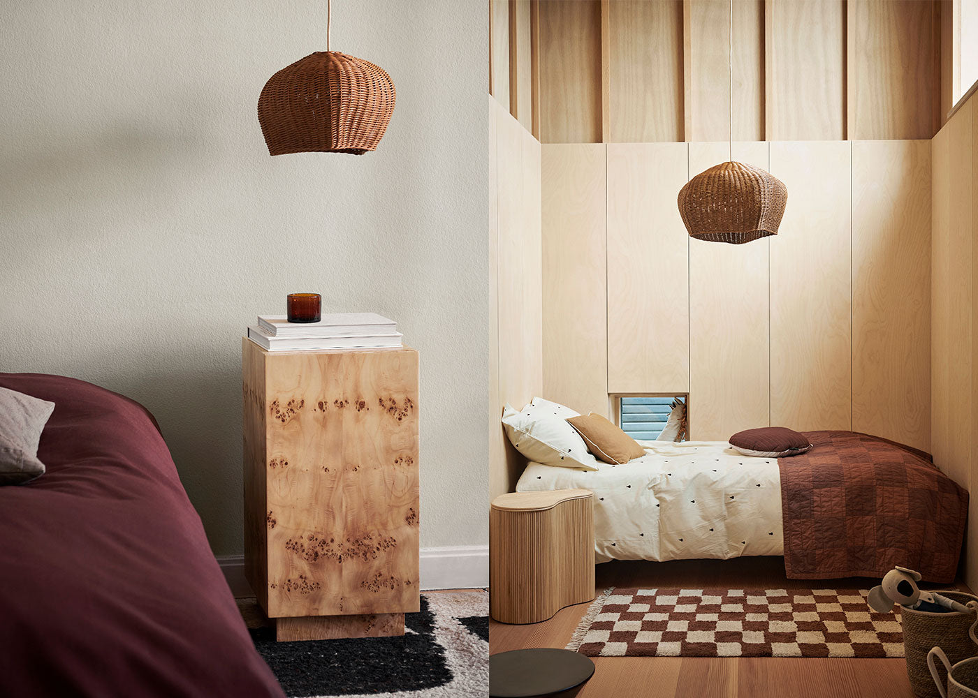 Drape Rattan Lampshade — image 3
