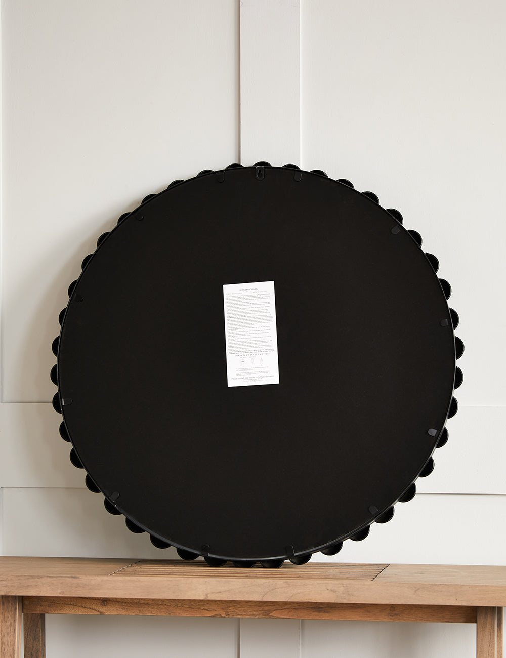 Round Black Bobble Mirror — image 4